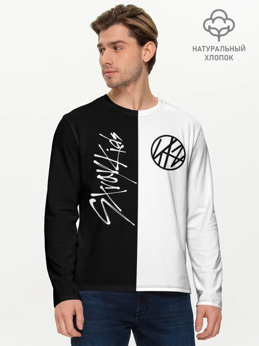 Мужской лонгслив базовый / Stray Kids