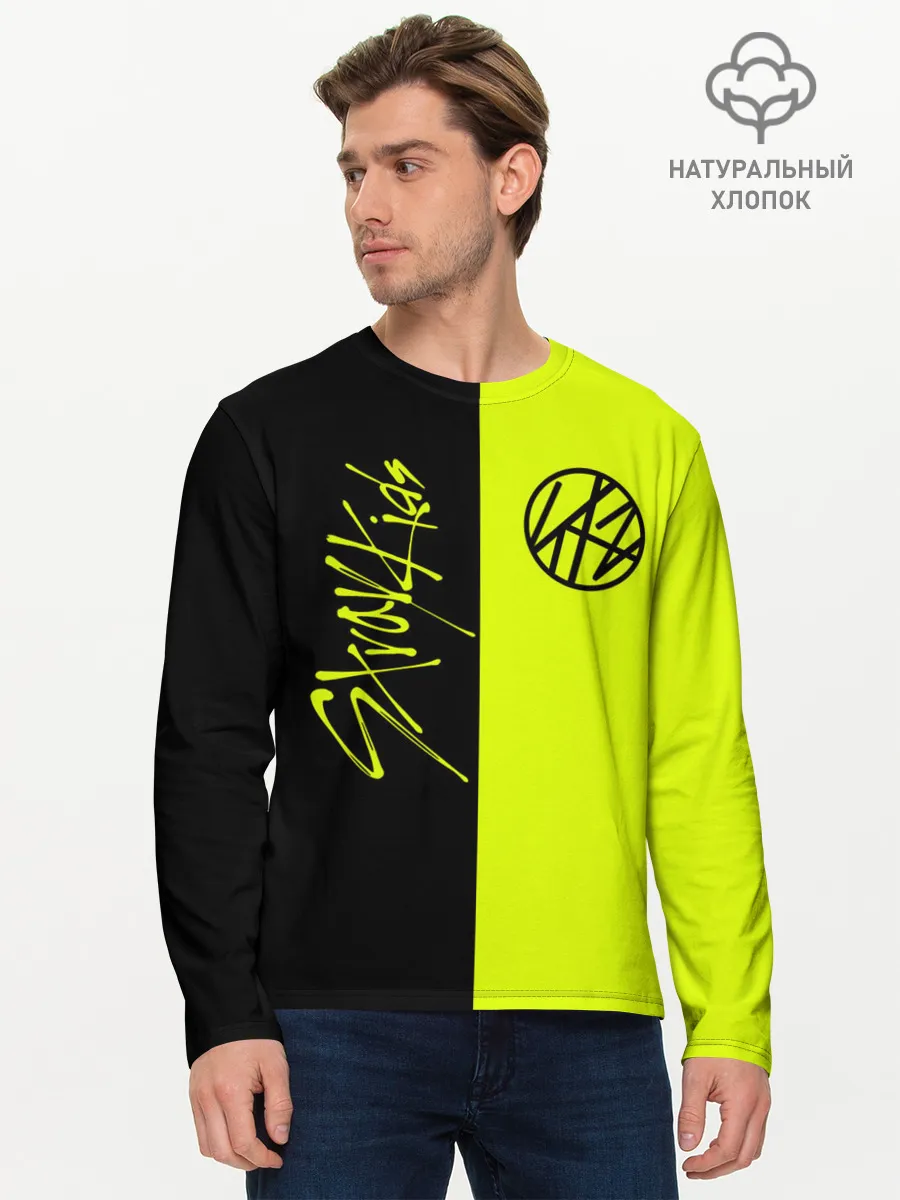 Мужской лонгслив базовый / Stray Kids