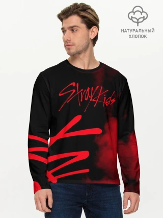 Мужской лонгслив базовый / Stray Kids