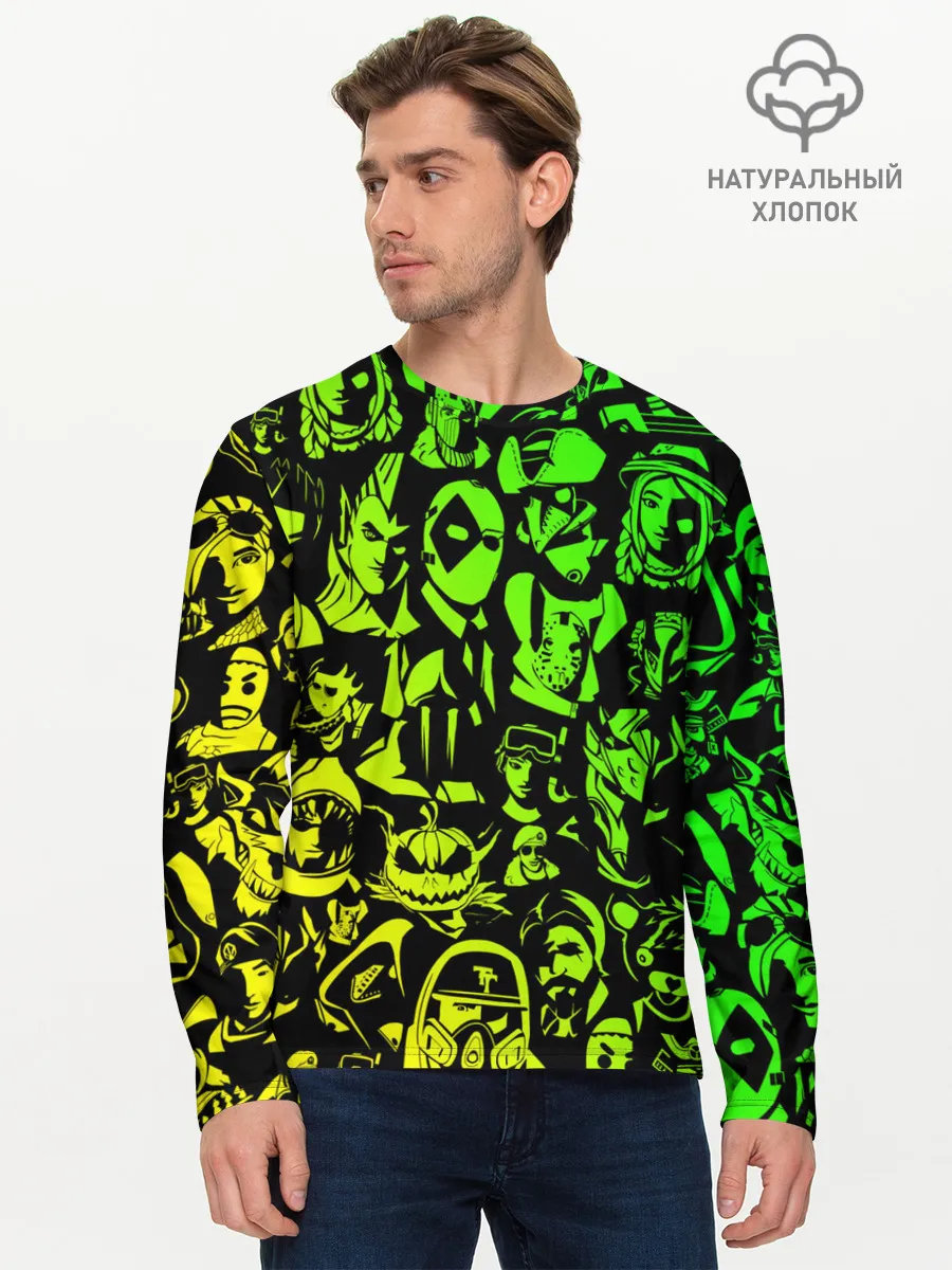 Мужской лонгслив базовый / ПЕРСОНАЖИ FORTNITE