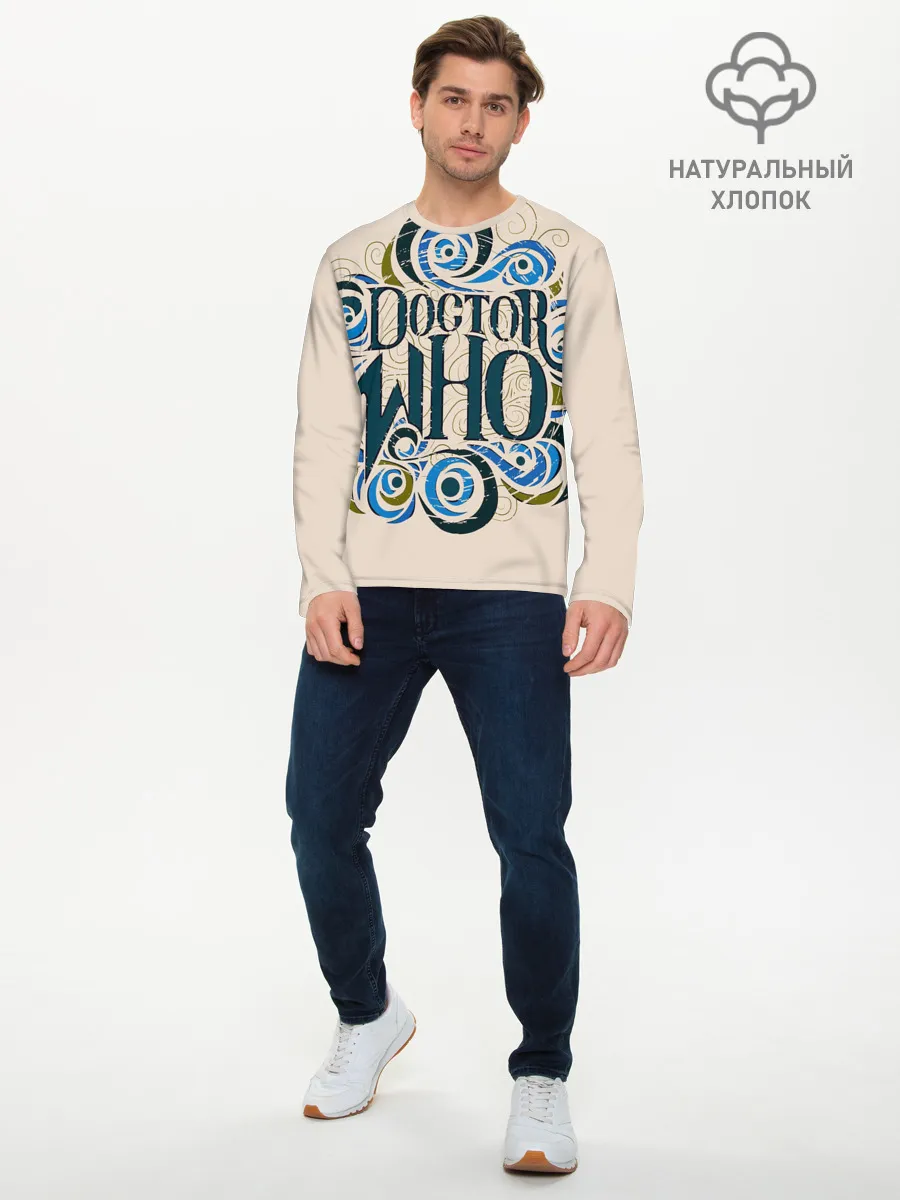 Мужской лонгслив базовый / Doctor Who