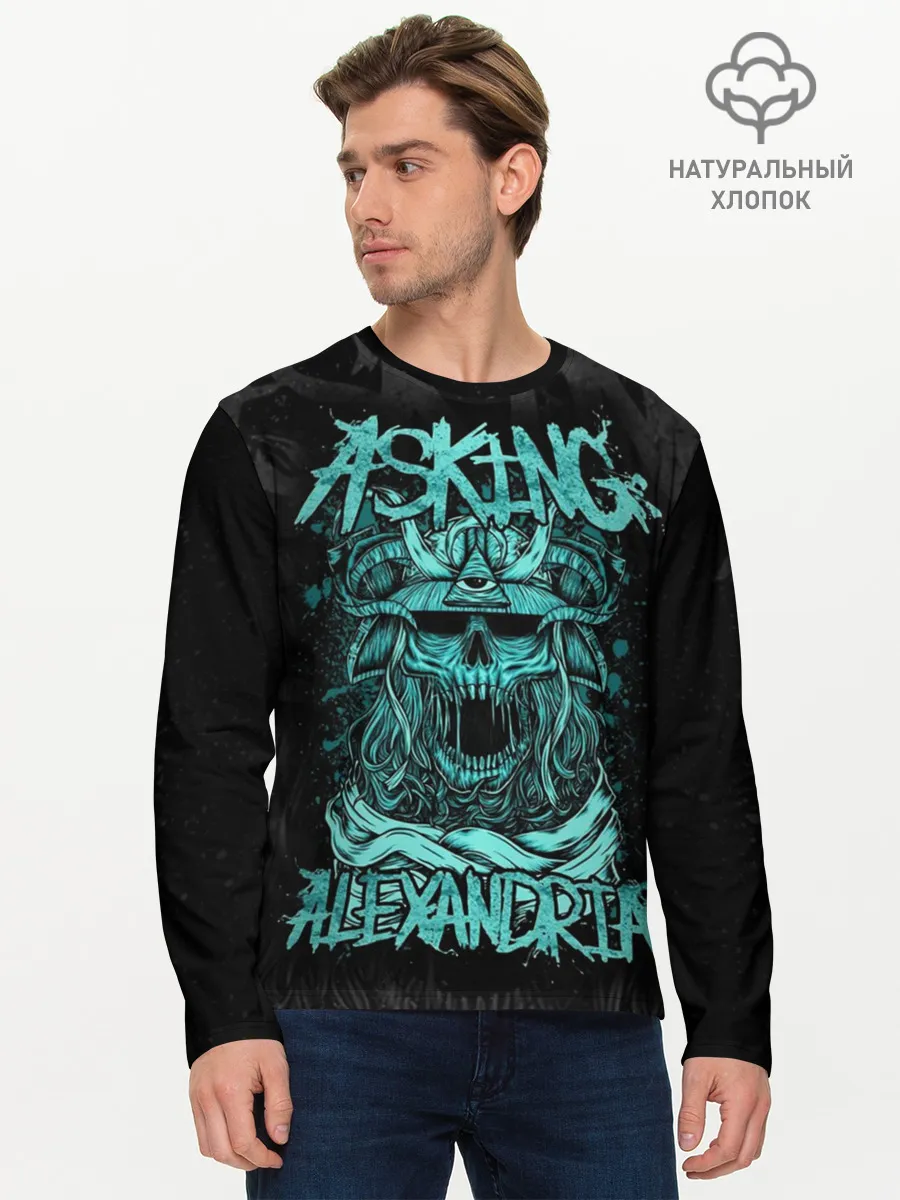 Мужской лонгслив базовый / Asking Alexandria