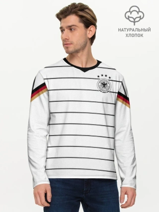 Мужской лонгслив базовый / Germany home 2020 EURO
