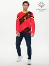 Мужской лонгслив базовый / Lukaku home EURO 2020