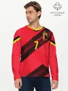 Мужской лонгслив базовый / De Bruyne home EURO 2020