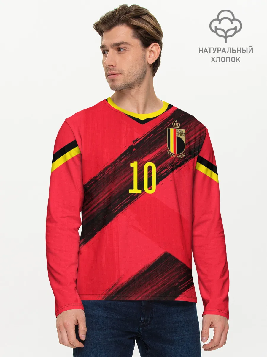 Мужской лонгслив базовый / Hazard home EURO 2020