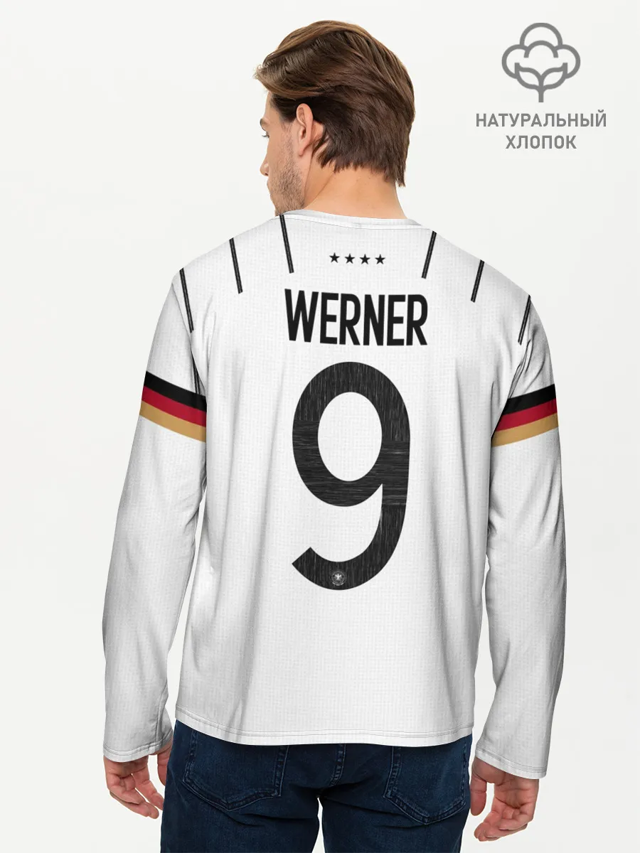 Мужской лонгслив базовый / Werner home EURO 2020