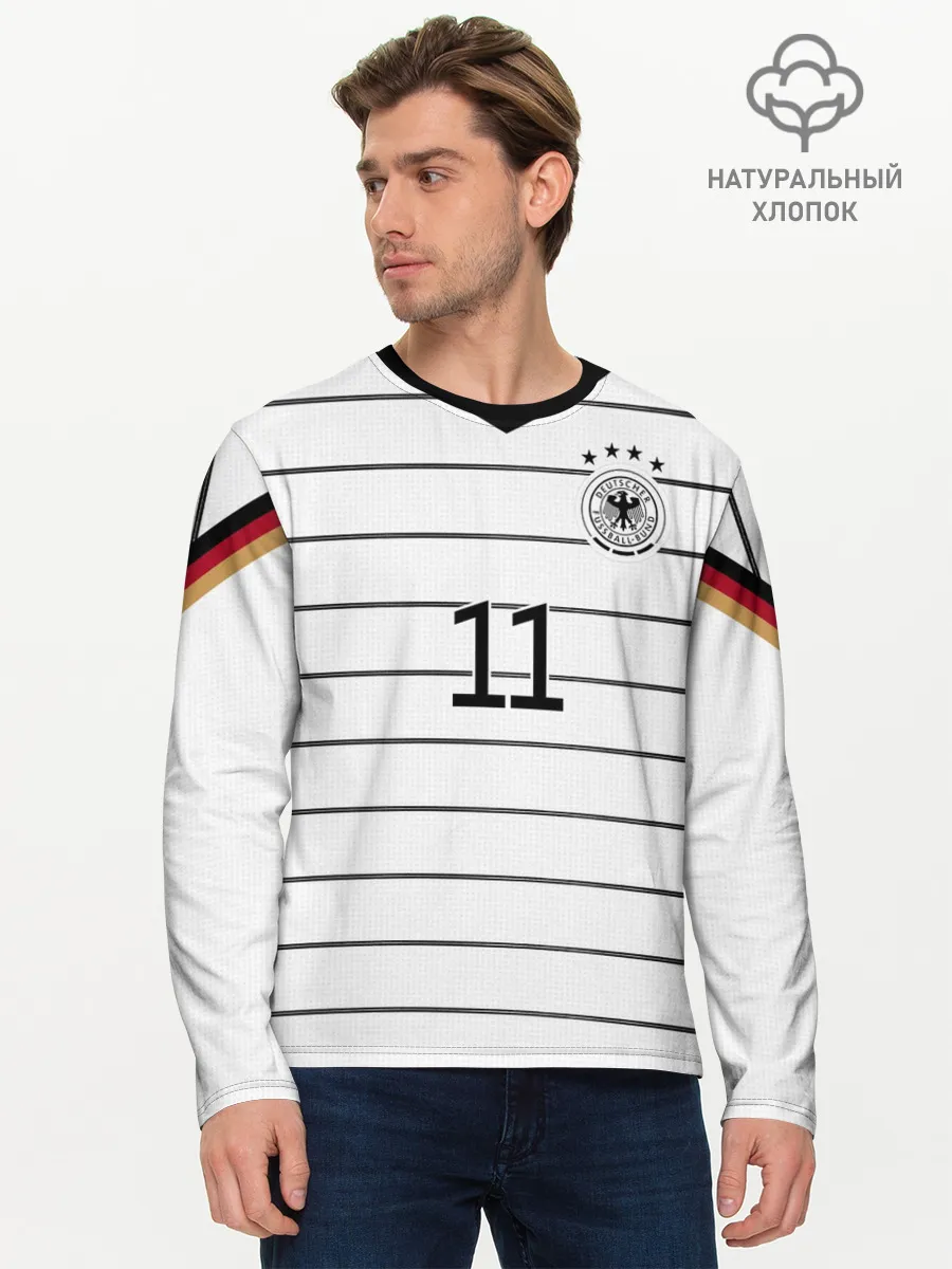 Мужской лонгслив базовый / Reus home EURO 2020