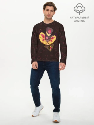 Мужской лонгслив базовый / Hazbin Hotel