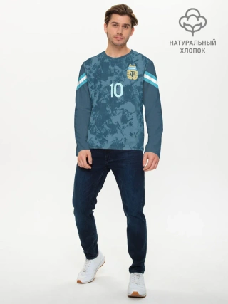 Мужской лонгслив базовый / Messi away Copa America 2020