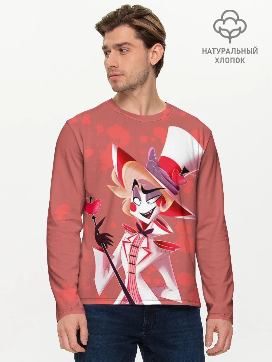 Мужской лонгслив базовый / Отель хазбин