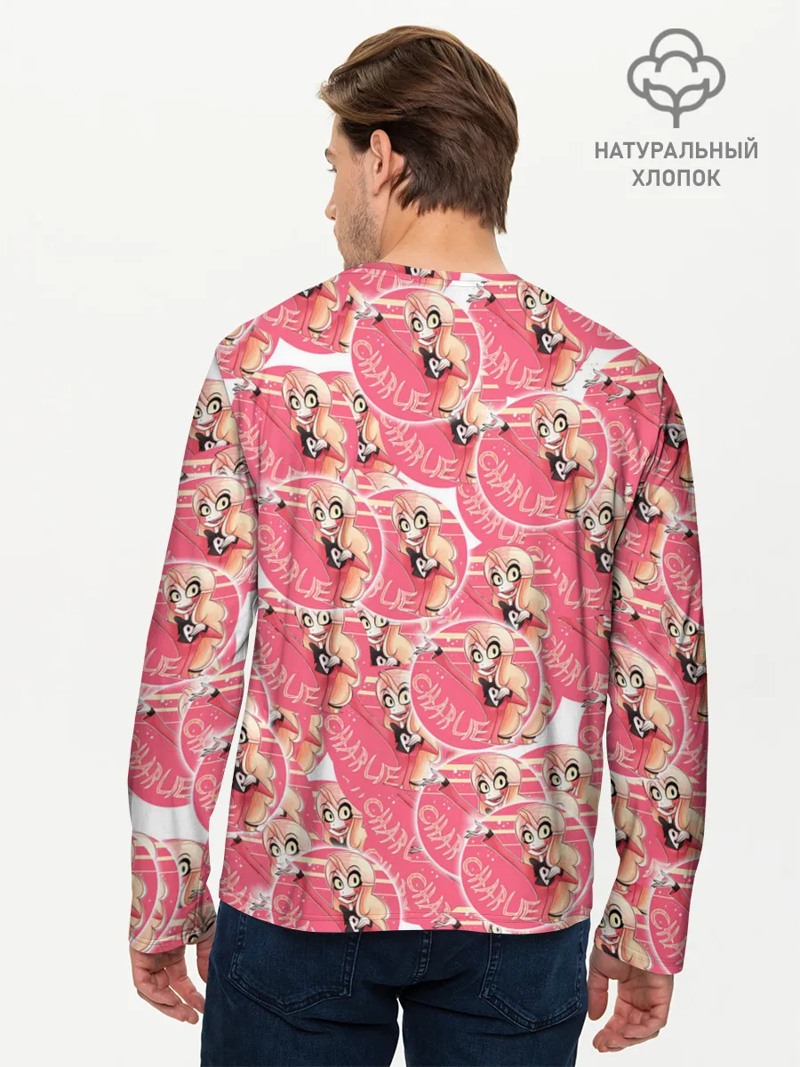 Мужской лонгслив базовый / Отель хазбин