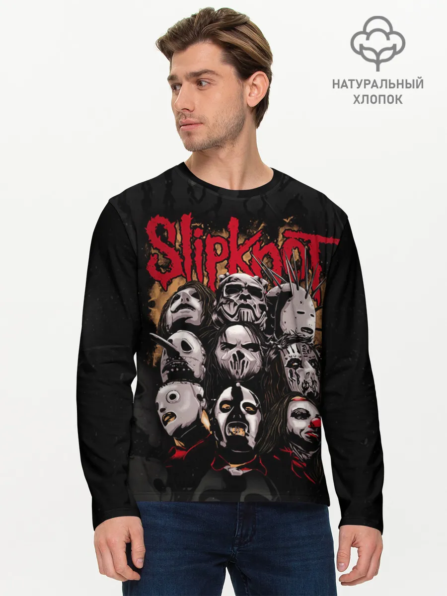 Мужской лонгслив базовый / Slipknot
