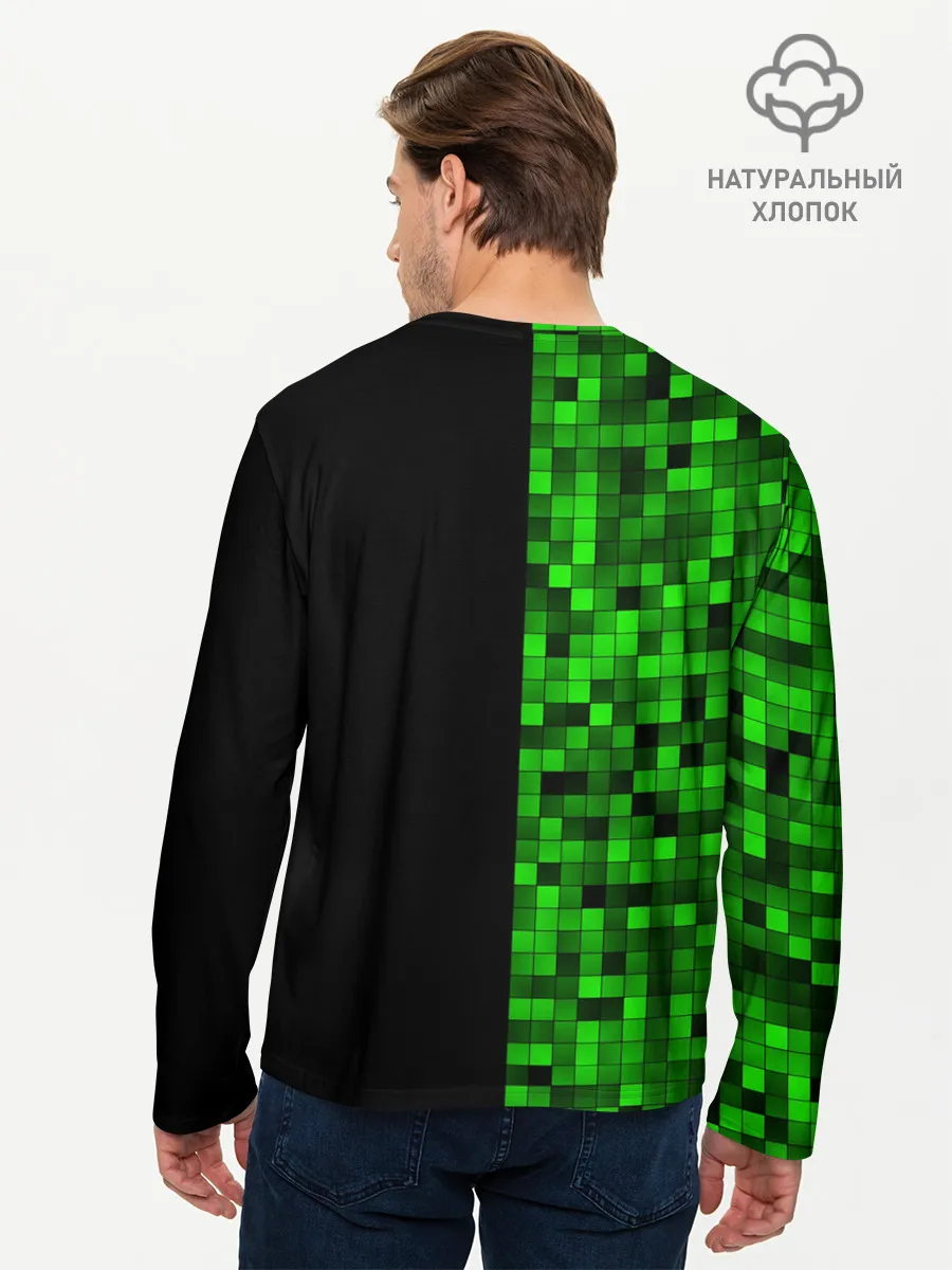 Мужской лонгслив базовый / MINECRAFT