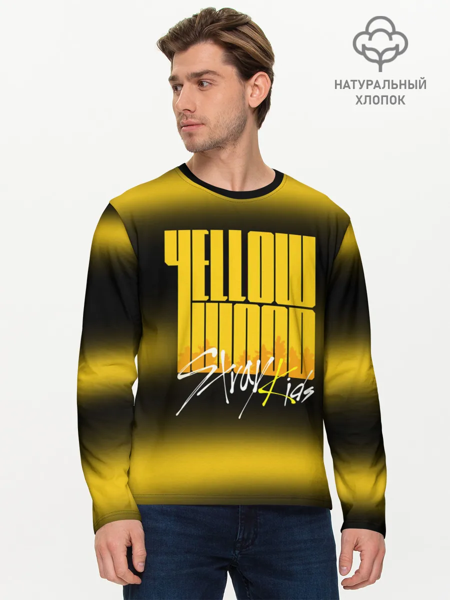 Мужской лонгслив базовый / Stray Kids