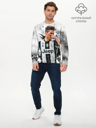 Мужской лонгслив базовый / Пауло Дибала