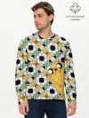 Мужской лонгслив базовый / Jake Adventure Time