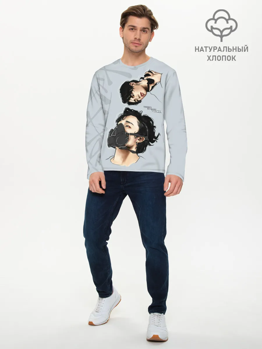 Мужской лонгслив базовый / Stray Kids