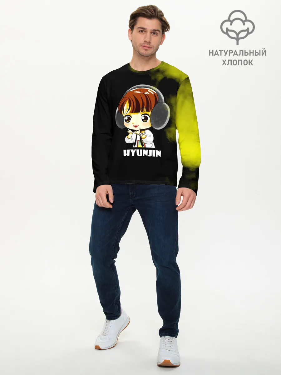 Мужской лонгслив базовый / Hyunjin
