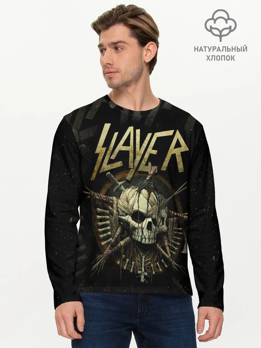 Мужской лонгслив базовый / Slayer