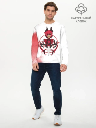 Мужской лонгслив базовый / Hazbin Hotel