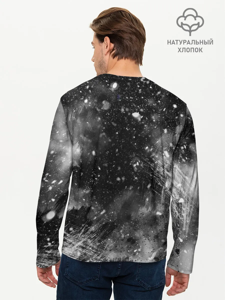 Мужской лонгслив базовый / Лео Месси