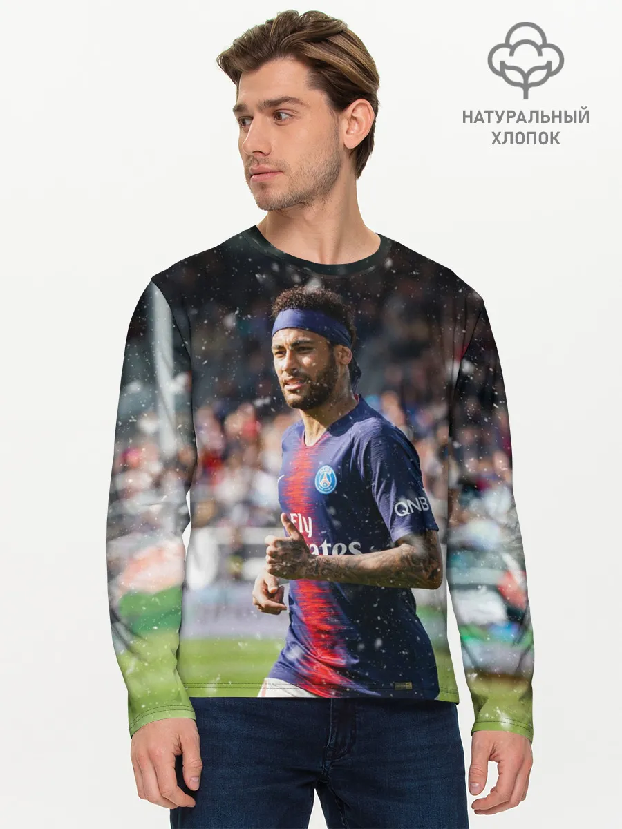 Мужской лонгслив базовый / Неймар