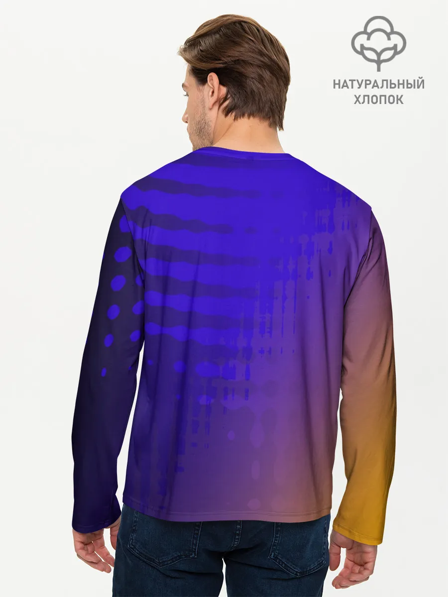 Мужской лонгслив базовый / Градиент PRO
