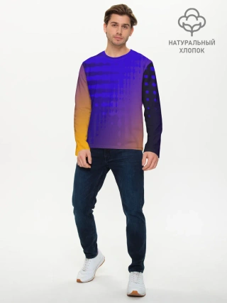 Мужской лонгслив базовый / Градиент PRO
