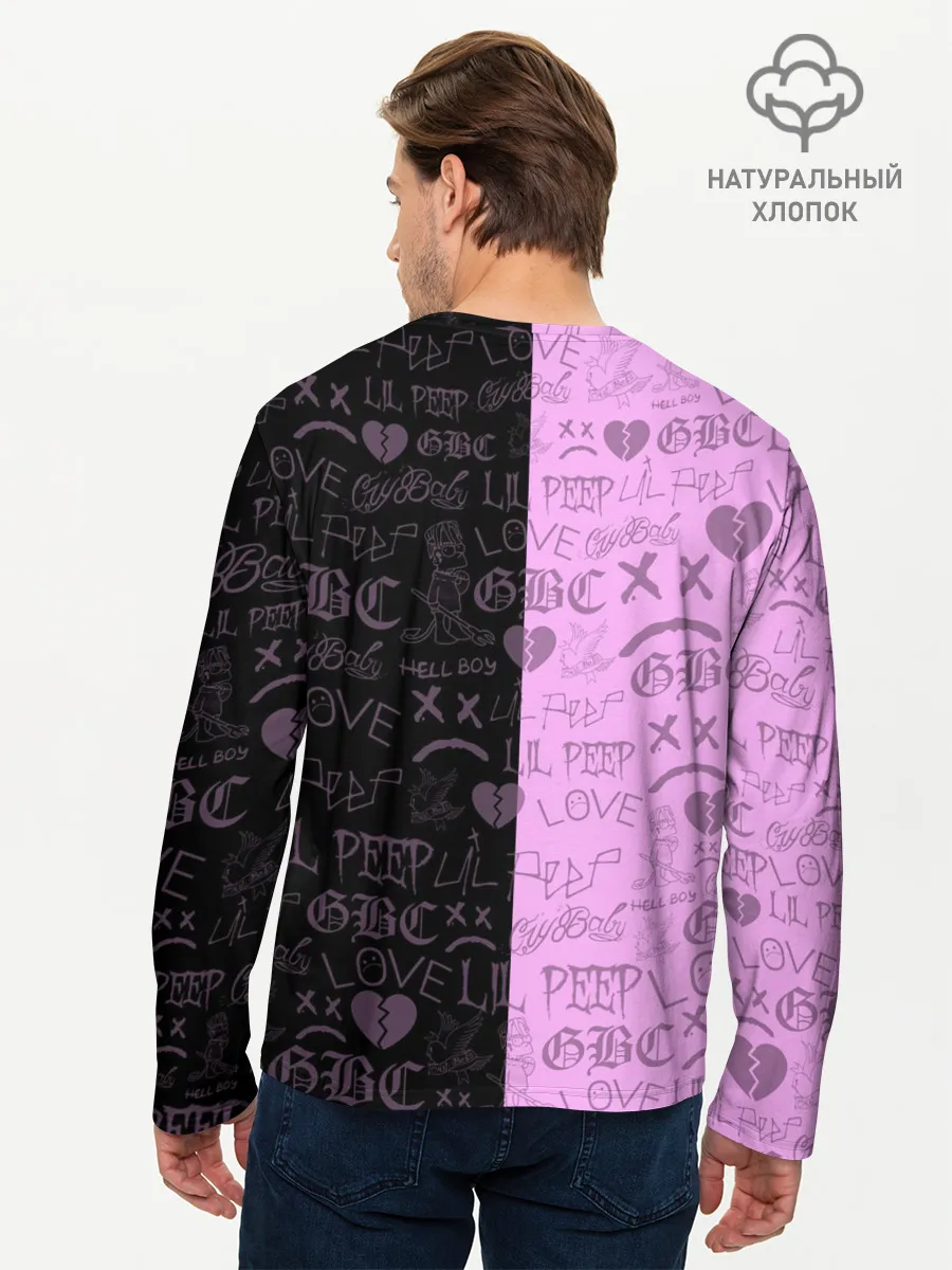 Мужской лонгслив базовый / LIL PEEP HELL BOY