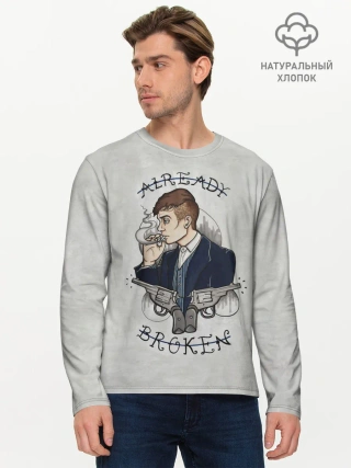 Мужской лонгслив базовый / Already Broken
