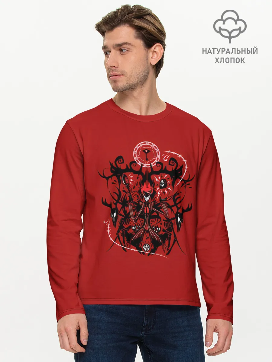 Мужской лонгслив базовый / Отель Хазбин
