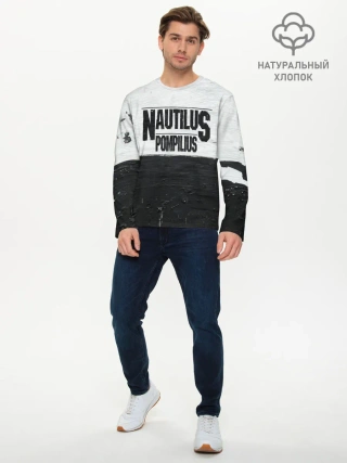 Мужской лонгслив базовый / Nautilus Pompilius