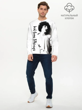 Мужской лонгслив базовый / Финн Вулфард