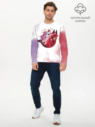 Мужской лонгслив базовый / Hazbin Hotel
