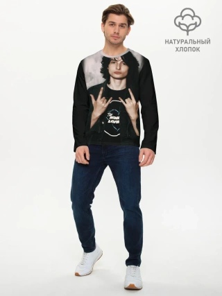 Мужской лонгслив базовый / finn wolfhard