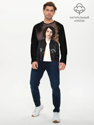 Мужской лонгслив базовый / finn wolfhard