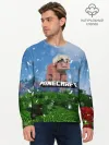 Мужской лонгслив базовый / Minecraft / Майнкрафт