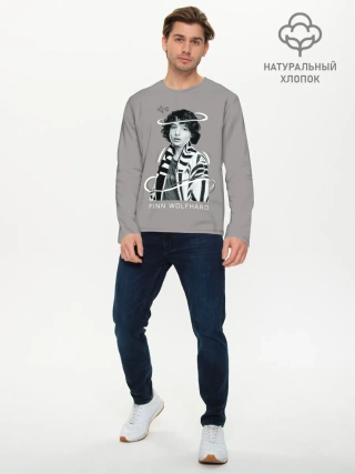 Мужской лонгслив базовый / finn wolfhard