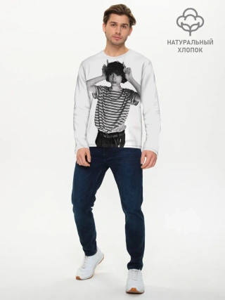 Мужской лонгслив базовый / finn wolfhard