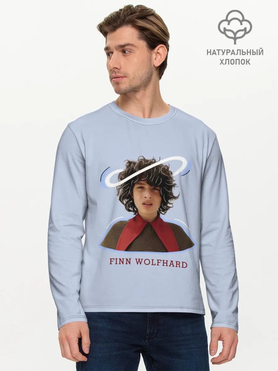 Мужской лонгслив базовый / finn wolfhard
