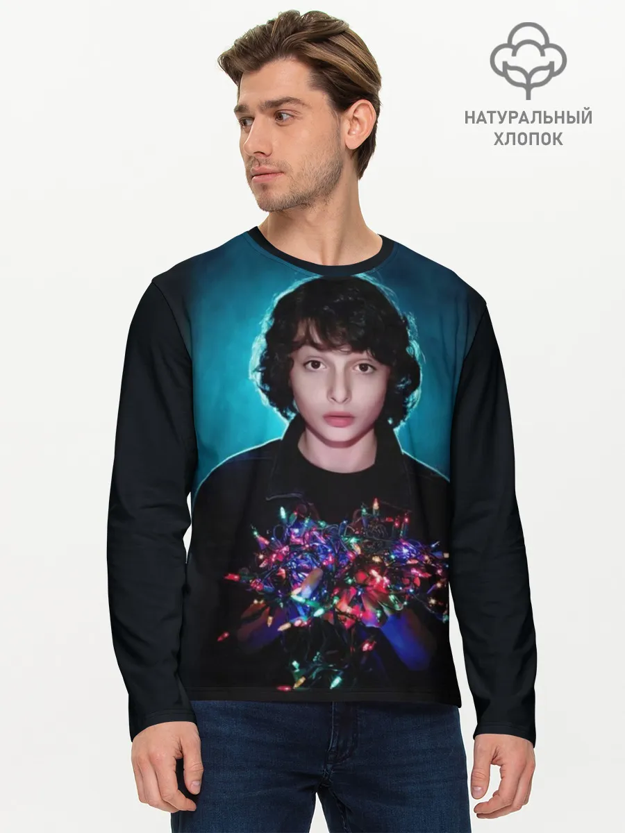 Мужской лонгслив базовый / finn wolfhard
