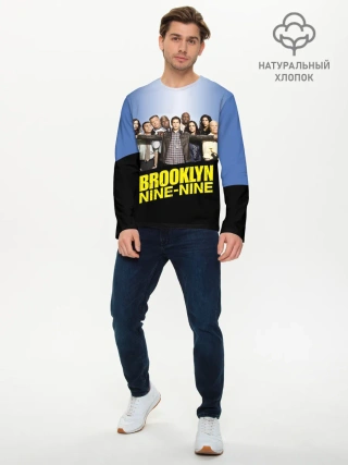Мужской лонгслив базовый / Brooklyn Nine-Nine
