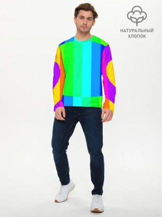 Мужской лонгслив базовый / MAKE LOVE, NOT WAR