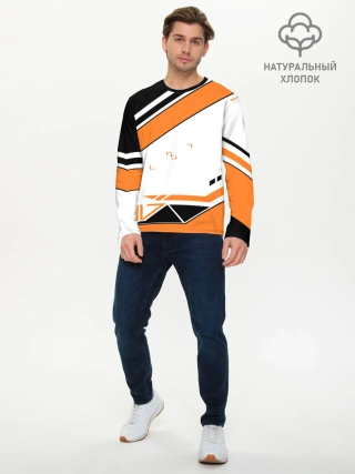 Мужской лонгслив базовый / Cs Go Asiimov Style #1