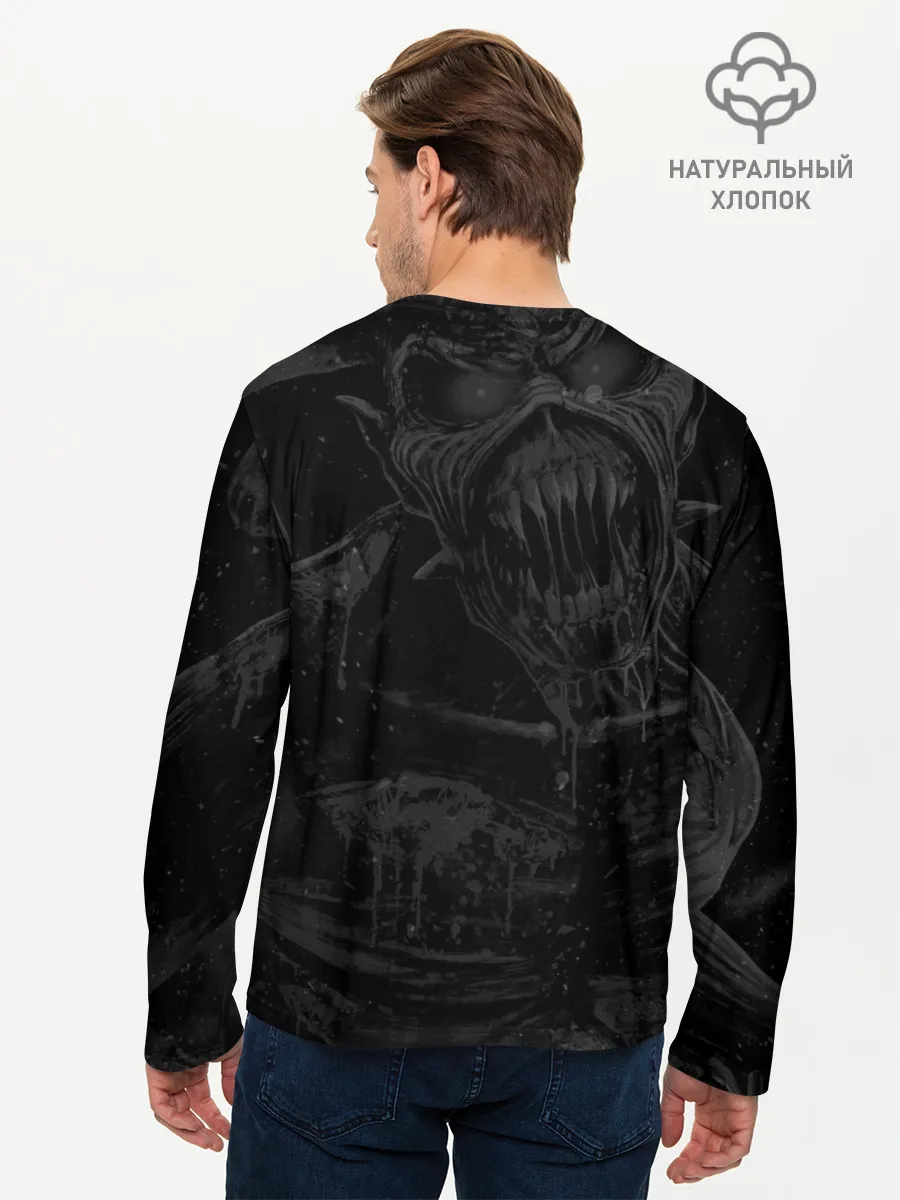 Мужской лонгслив базовый / Iron Maiden
