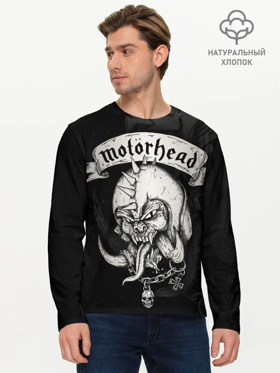Мужской лонгслив базовый / Motorhead
