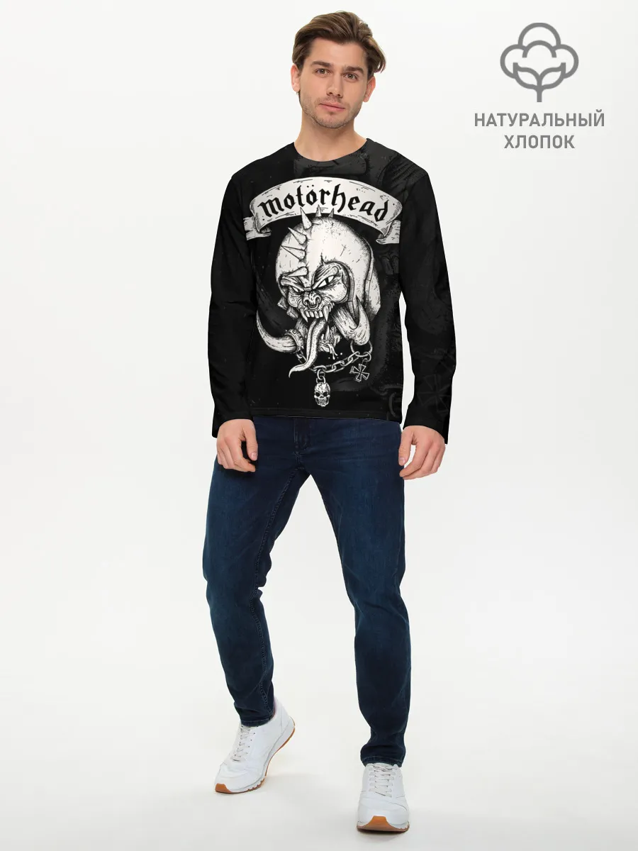 Мужской лонгслив базовый / Motorhead