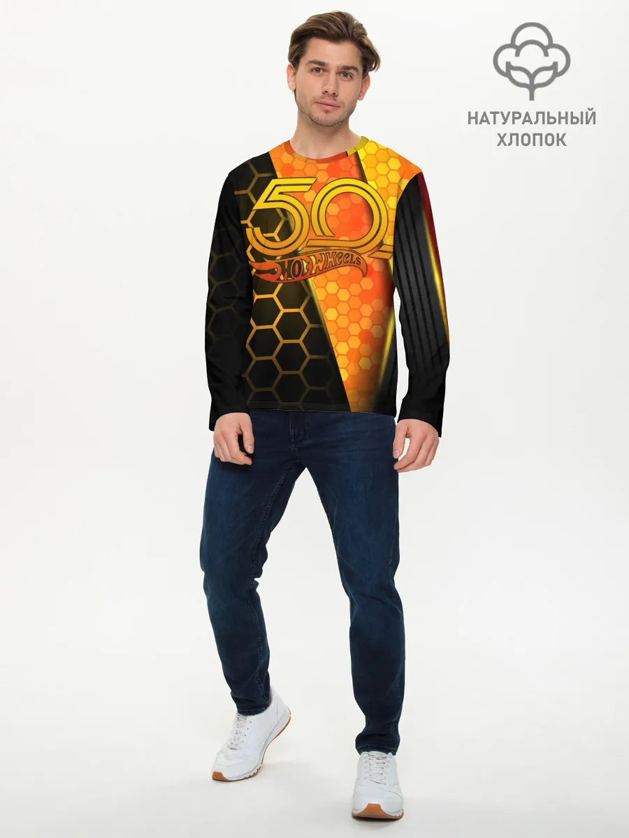 Мужской лонгслив базовый / Hot Wheels