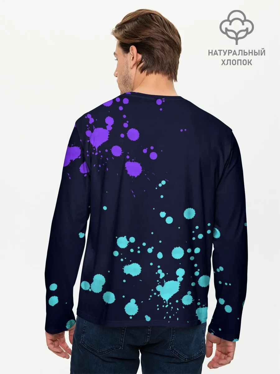 Мужской лонгслив базовый / Hazbin Hotel